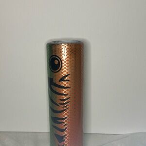 Orange Patterned Tumbler
